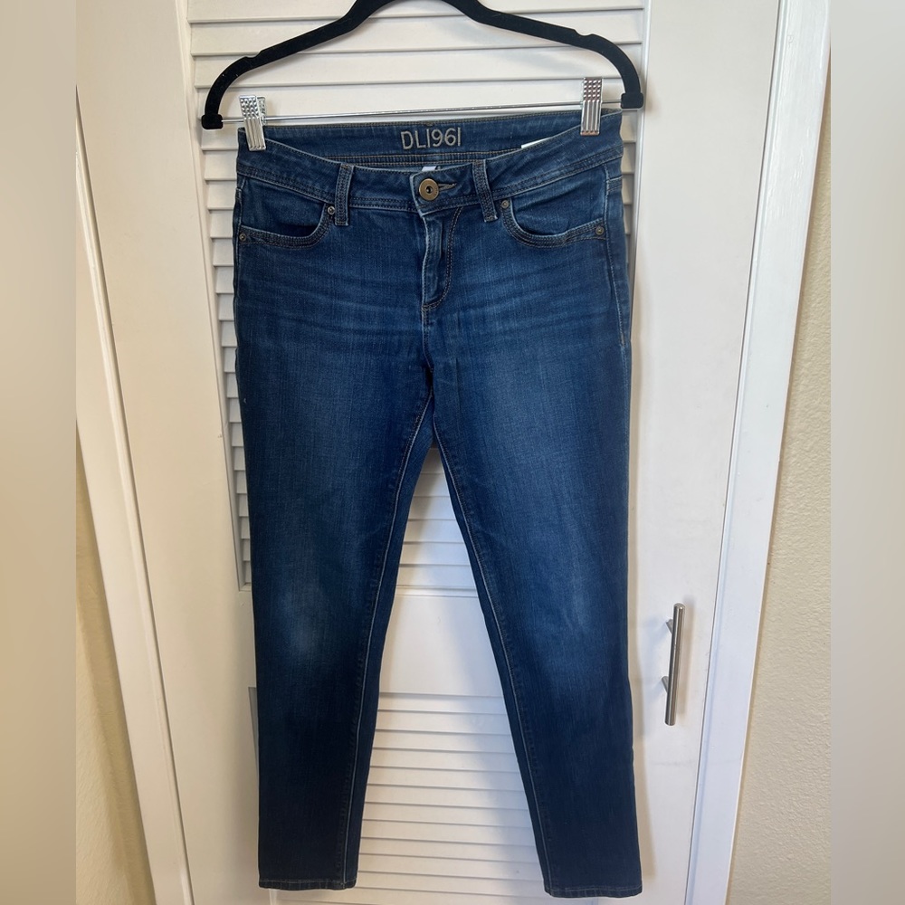 DL1961 blue skinny jeans